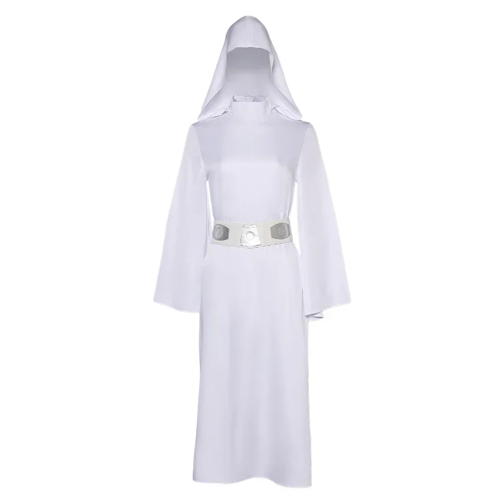 Déguisement TV Leia Cosplay Princesse Costume Adulte Femme Robe Cape Fantasia Robe Ceinture Tenues Halloween Carnaval Fête