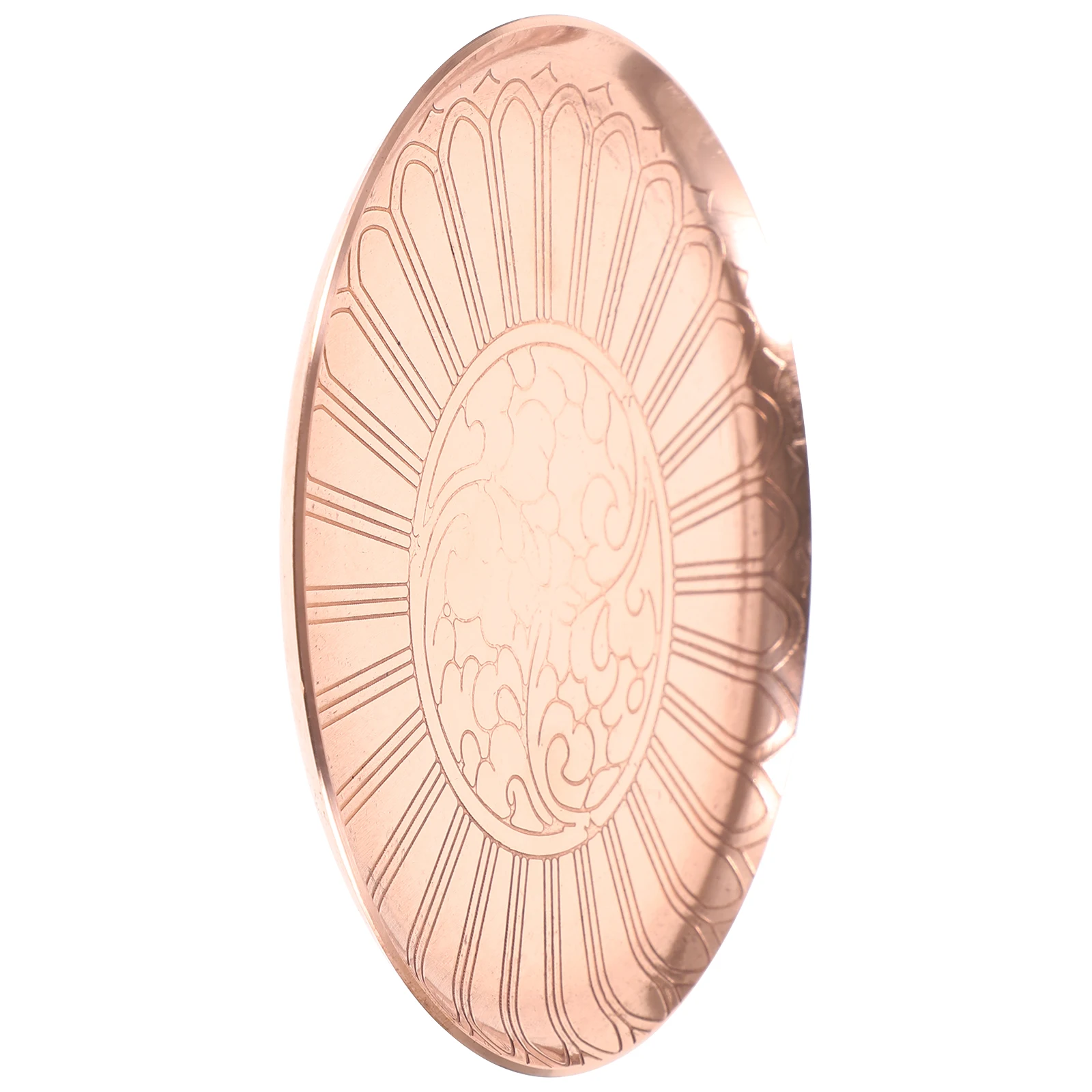 

Copper Water Wealth Plate Tibetan Bowl Decorative Fruit Tray Home Use Buddha Temple Supplies Religious Ceremony Vessel