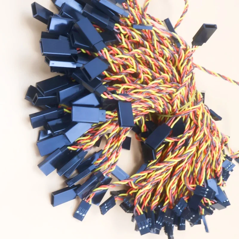 10pcs/lot 15 cm Anti-interference Servo Extension Cable 30 Core For Futaba & JR Servo Helicopter Car Part Toy