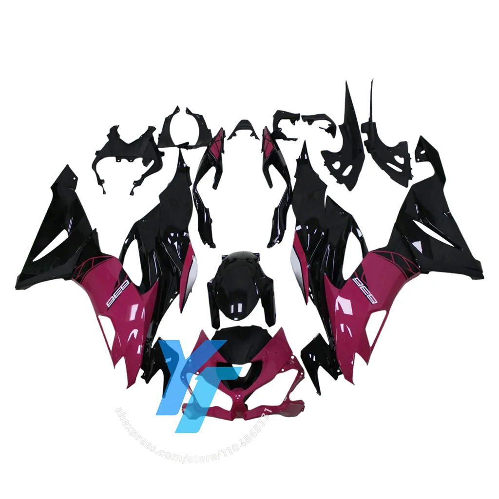 مجموعة القلنسوة هدية لـ KAWASAKI ZX6R 2019-2023 - ABS عالي الكثافة - مقاس 100% - خيارات ألوان متعددة