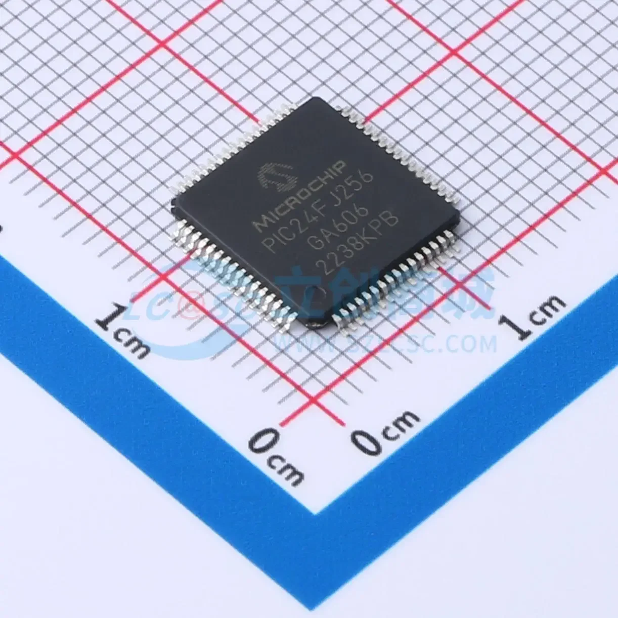 10 قطعة/الوحدة PIC24FJ256GA606-I/PT TQFP-64 جديد الأصلي في المخزون #1