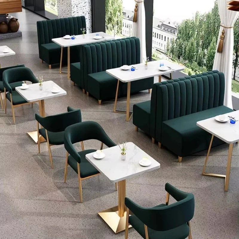 

Burgers, fried chicken, restaurants, pizzas, cafes, velvet leather simple sofas, tables and chairs