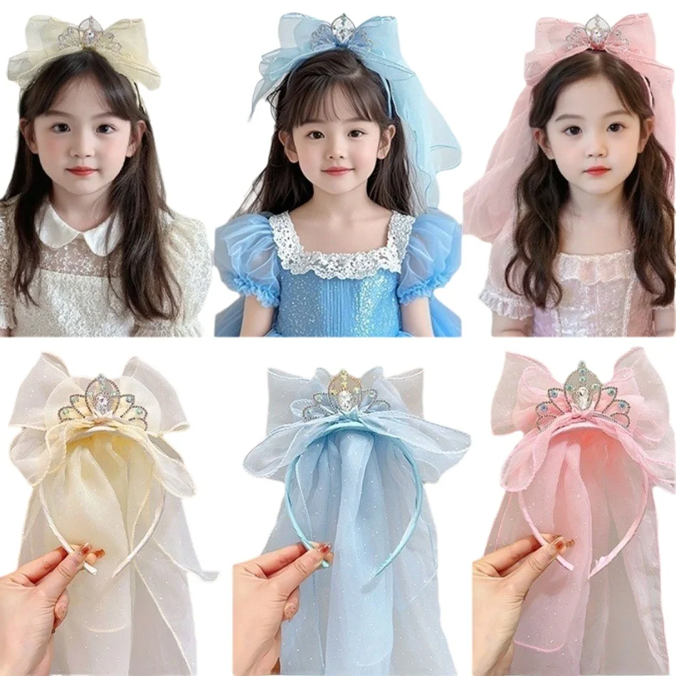 

Детский головной убор с обручем для волос «Холодное сердце», головной убор для девочек, аксессуары для волос принцессы Эльзы, заколка для волос с обручем Эльзы для девочек