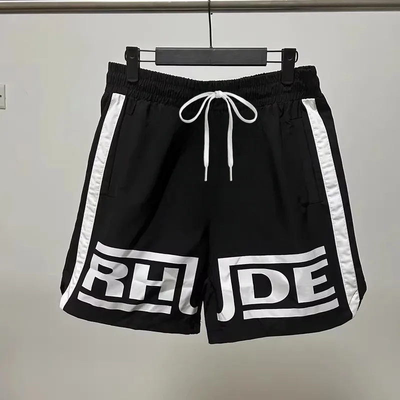 2026 Summer High Street Trend Casual Shorts Hip-hop Men Women Loose Breathable Quick Drying Mesh Sports Fitness Casual Shorts