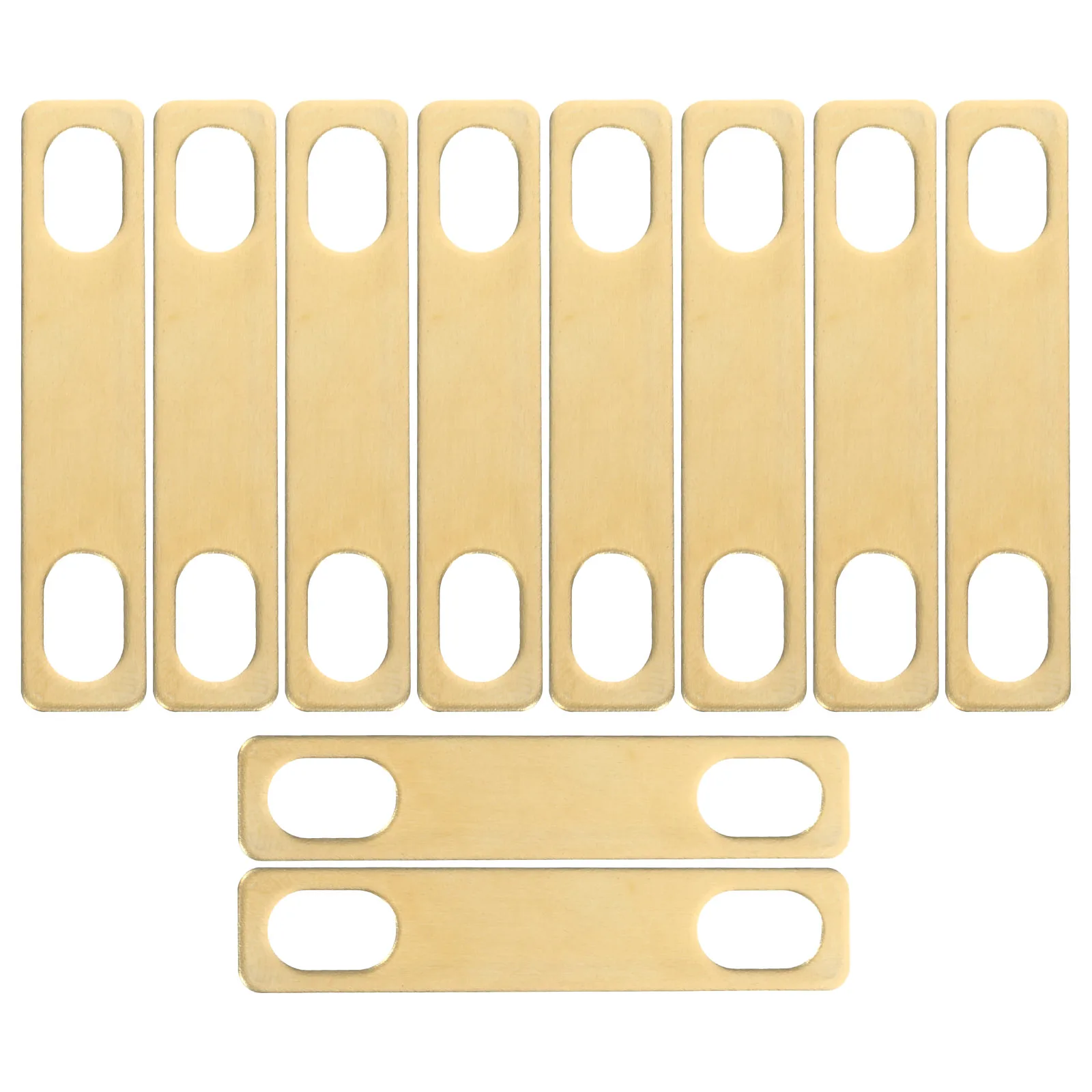 

10 Pcs Guitar Electric Reinforcement Board Accessories Heightening Gasket Connecting Plate Neck Shims