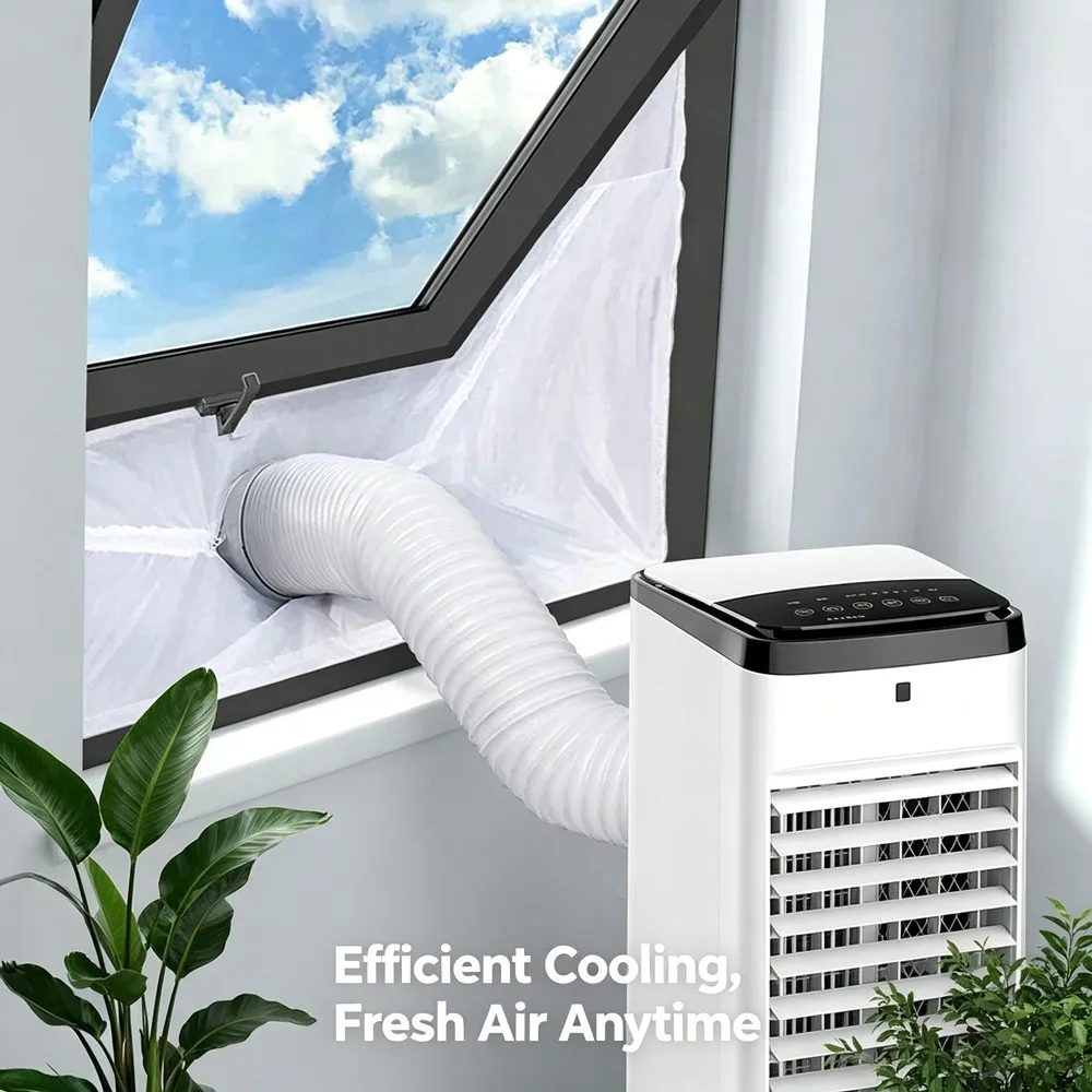 Couverture d'étanchéité imperméable en tissu pour climatiseur portable inclinable, pour tuyau d'évacuation de climatiseur mobile sur toit incliné