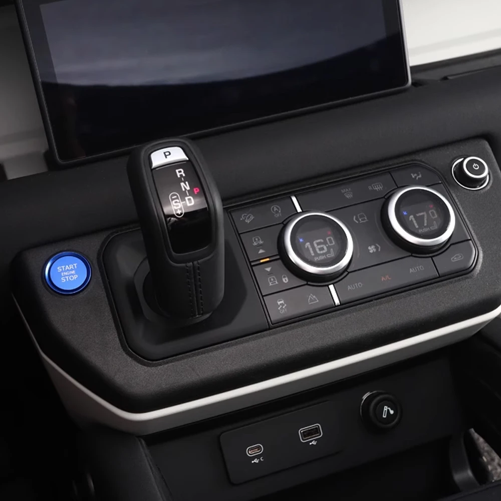 For Land Rover Defender 2020-2026 One Key Start Sticker Ignition Switch Button Sticker Interior Accessories