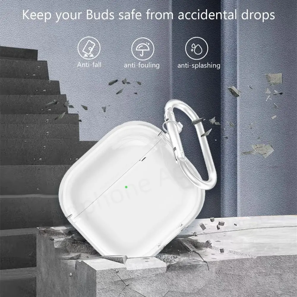 ﻿   حافظة شفافة لأجهزة airpods pro 3 مع واقي حبل eephones للنساء والرجال حافظات شحن Apple AirPods الجيل الرابع