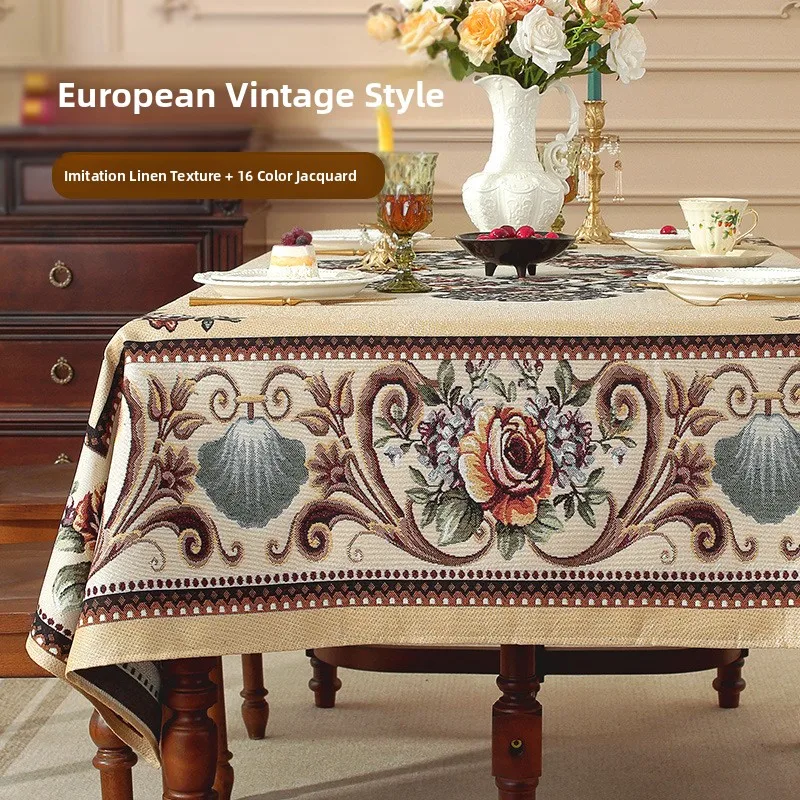 thickened-tablecloth-european-style-home-fabric-dining-table-decorations-living-room-coffee-table-mat-protection-pad-roses