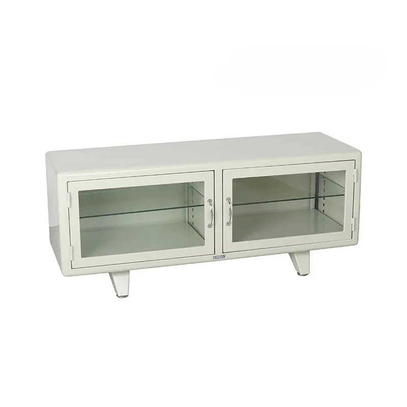 

Retro Personality Metal TV Cabinet Simple Multi-Functional Storage Organizer Display Cabinet Small Size