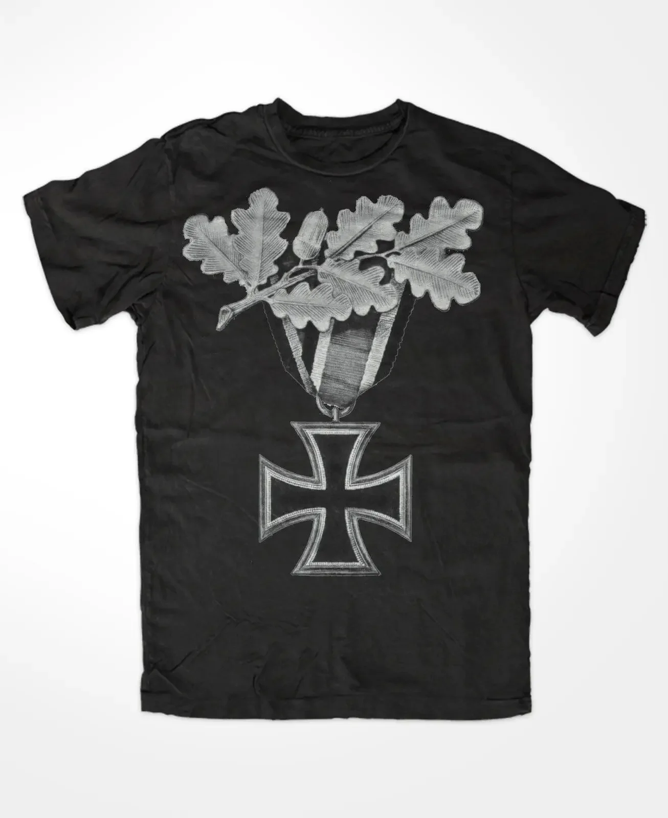 

Ewige Treue 3 Eisernes Kreuz Vaterland Men's Short Sleeve 100% Cotton Casual T-shirts Loose Top Size S-3XL