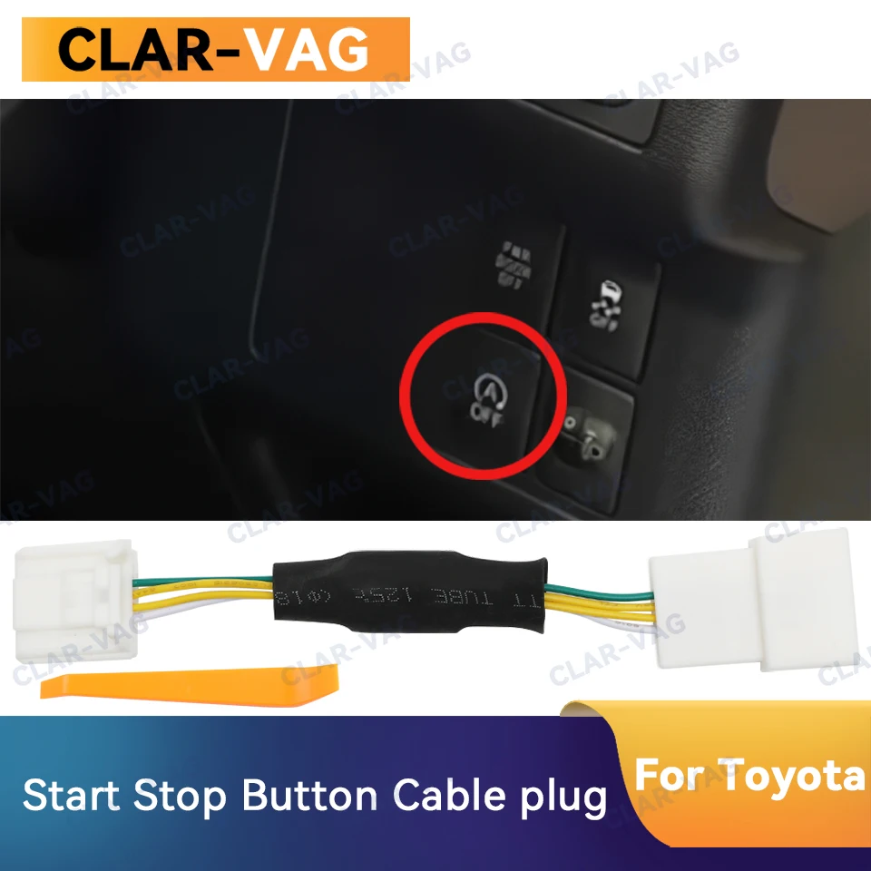 

For Toyota Camry Passo Spade Prote Auto Stop Start Engine System Off Drive Park Device Control Sensor Plug Stop Cancel Cable