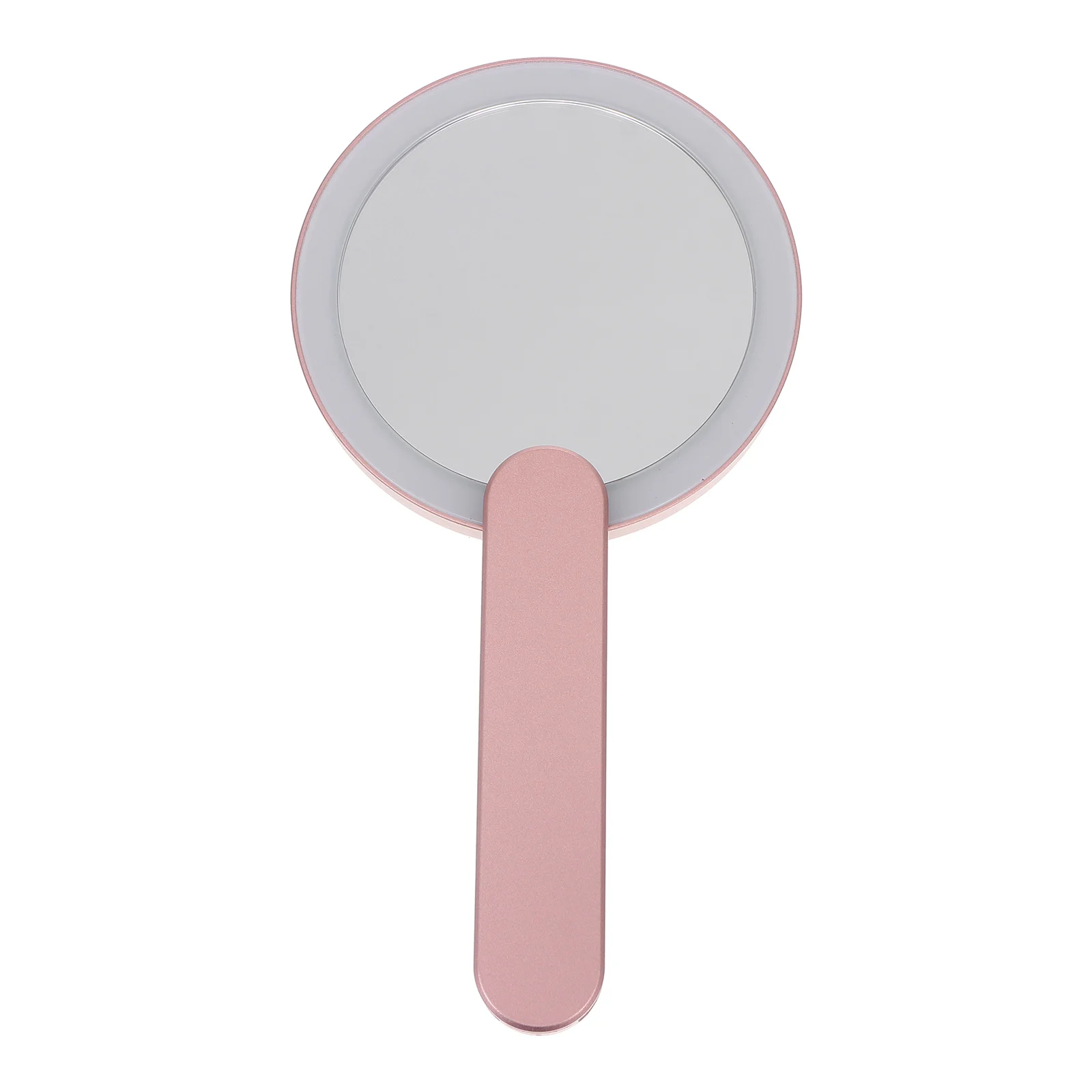 

Handheld Makeup Mirror Smooth High Definition LED Light Mini Female Vanity Mirrors Round Portable Cosmetics Tool for Bedroom