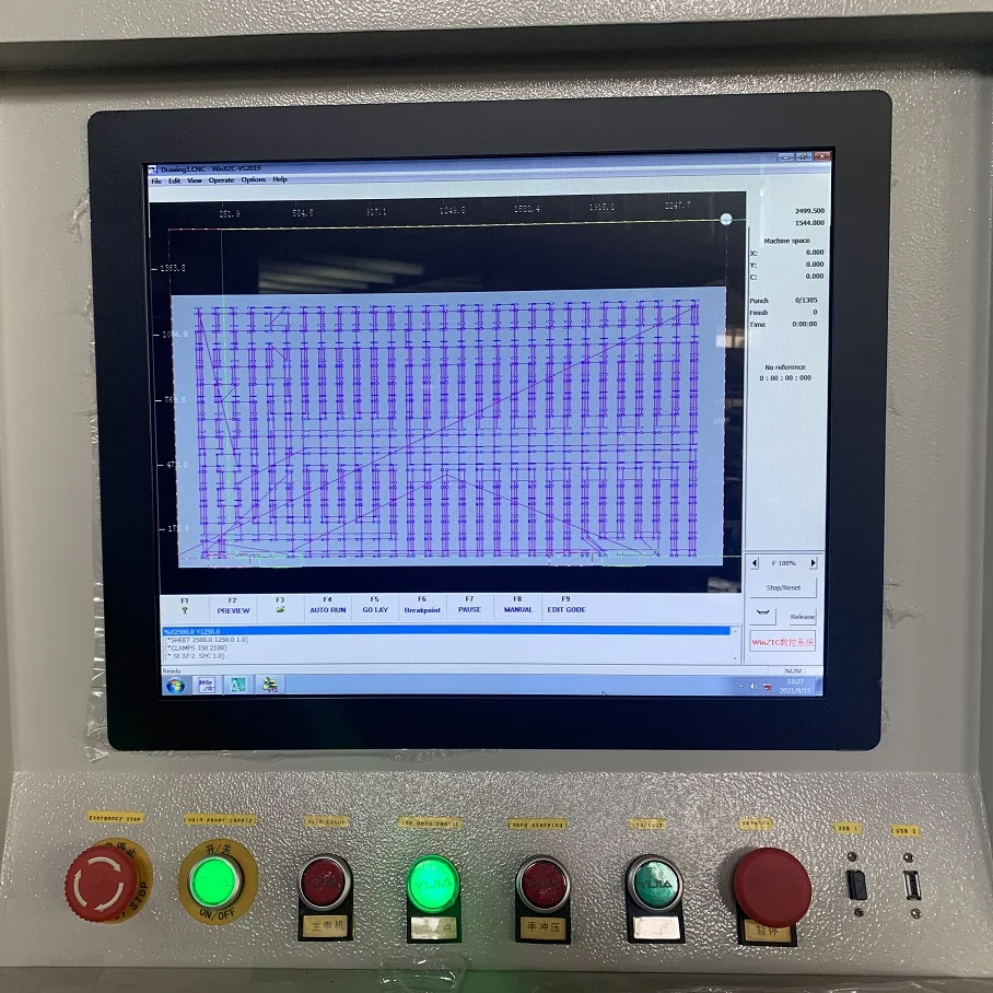 Factory Direct CNC Laser Cutting Turret Punching Hine Combo 1.5Kw 32 Station For Sheet Metal Processing 1500X2500mm