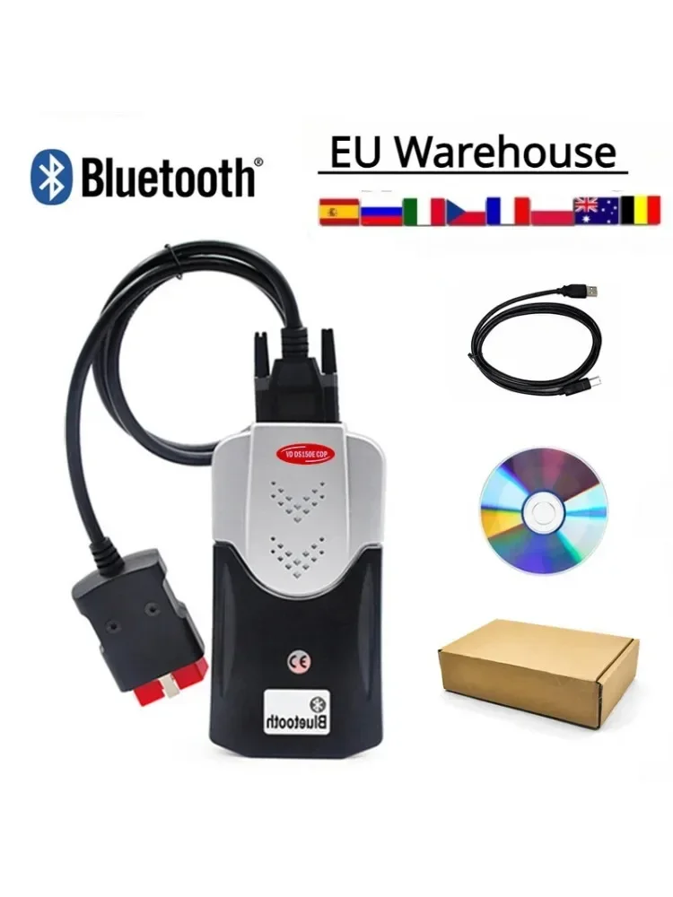 2026 Tnesf Delphis Orpdc Nowy Vci Vd Ds150e Cdp Pro Usb Bluetooth Obd2 Skaner Diagnostyczny Samochodów Ciężarówek Narzędzia Diagnostyczne Interfejs — 2