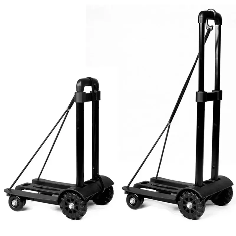 TRIPNUO Tank Four Rounds Portable Luggage Carts Home Shopping Cart Trolley Car Folding Cart Trailer Handcart, Travel Accessories