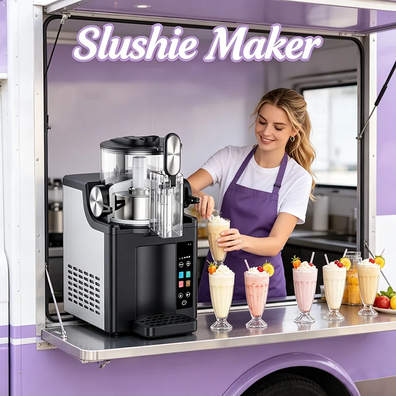 Luxury Frozen Drink Machine Single Tank Slush Machine with Sleek Design for Home Bar Hotel and Commercial Events