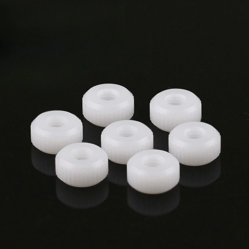 M4 POM Plastic Hand Twisted Nut Saigang Knurled Nut Micro Adjustable Insulation Screw Cap