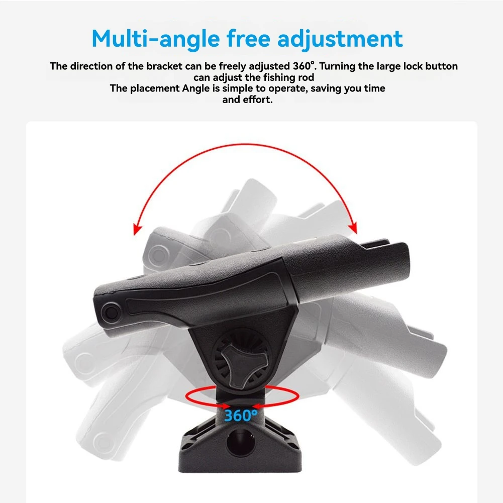 abht-釣り竿ホルダーベース-調整可能-360度回転-カヤック取り付けラック-釣りシートサポートシステム