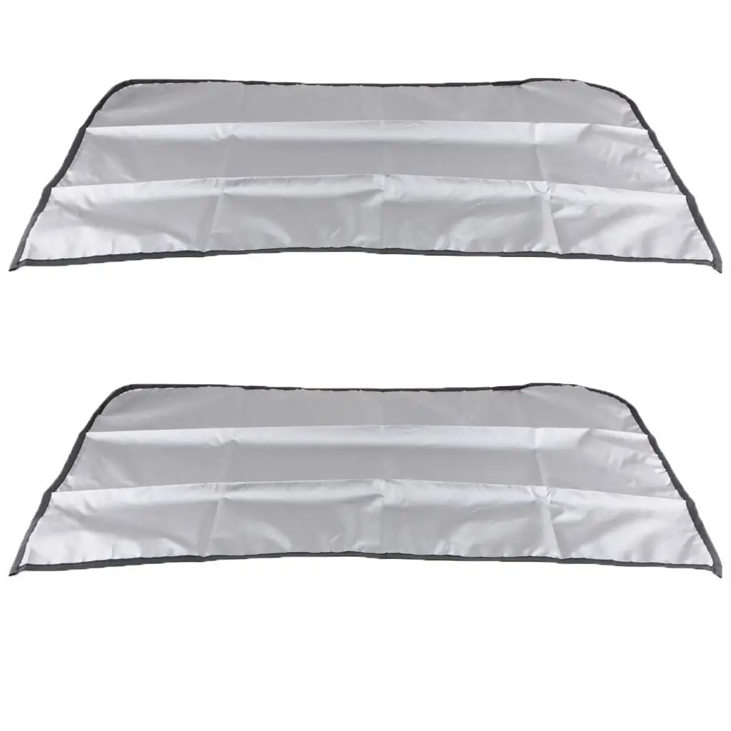 2pcs Magnetic Sunshade Cover Windshield Sunshade Protector Car Window Sun Shade Summer Sunshield Car Front Windscreen Cover