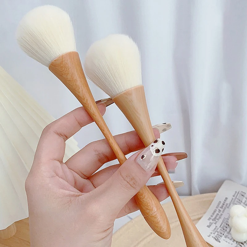 Dust Cleaning Nail Brush Manicure Nail Art Brush Big Head Flower Powder Blush Brush Salon Makeup Beauty Nail Accessories Tool