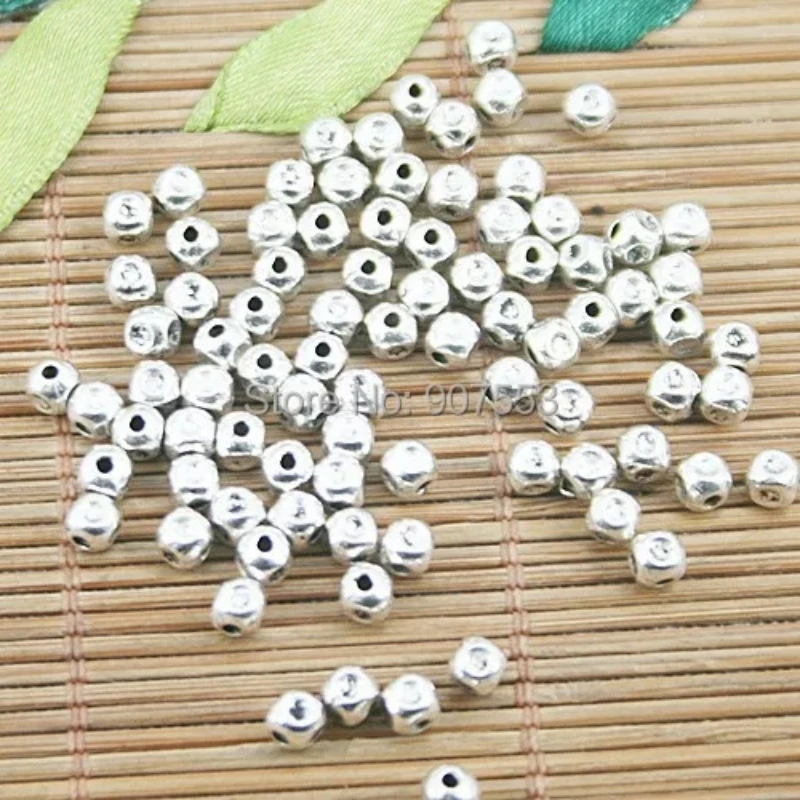 

250pcs Tibetan Silver Color 3.5mm Spacer Beads H1434 Beads for Jewelry Making