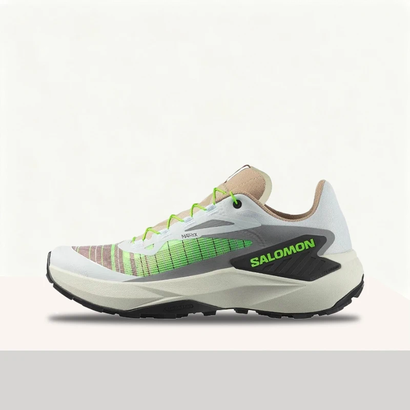 Salomon Genesis: Supportive, Secure, Breathable, Lightweight, Versatile,Durable Low-Top Running Shoes for Men–White/Gray 478809