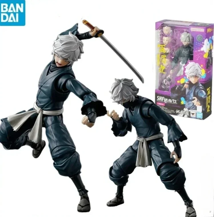 In stock Bandai Anime Hell's Paradise Gabimaru SHF Joints Movable Model Toys Action Figure Gifts Collectible Ornaments