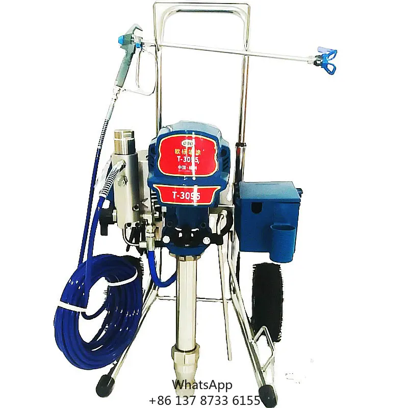 

T-3095 Industrial Grade High-Pressure Electric Wall Airless Paint Sprayer 220V/380V/110V Voltage 3500psi Max Pressure For
