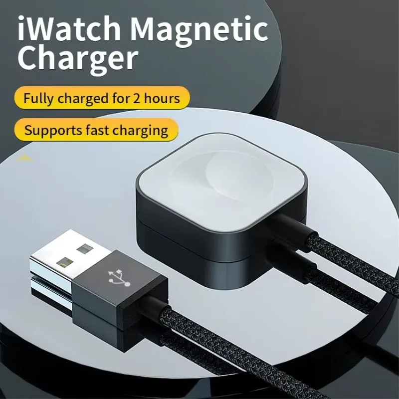 

Hot Sale USB Smart Watch Charger Magnetic for Apple Fast Smart Watch Charger Magnetic Charging Cable