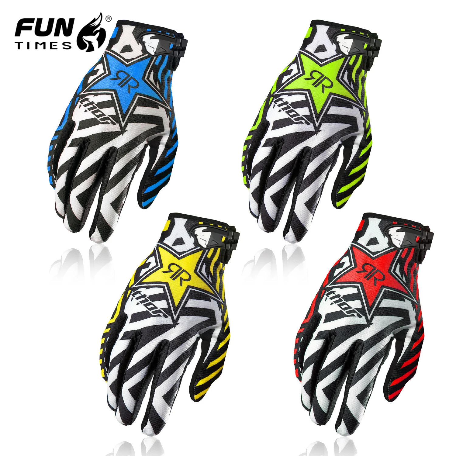 Racing Cycling Gloves Mountain Bicycle Road Bike Motorcycle Gloves  Enduro Gloves for Motocross Unisex view 2