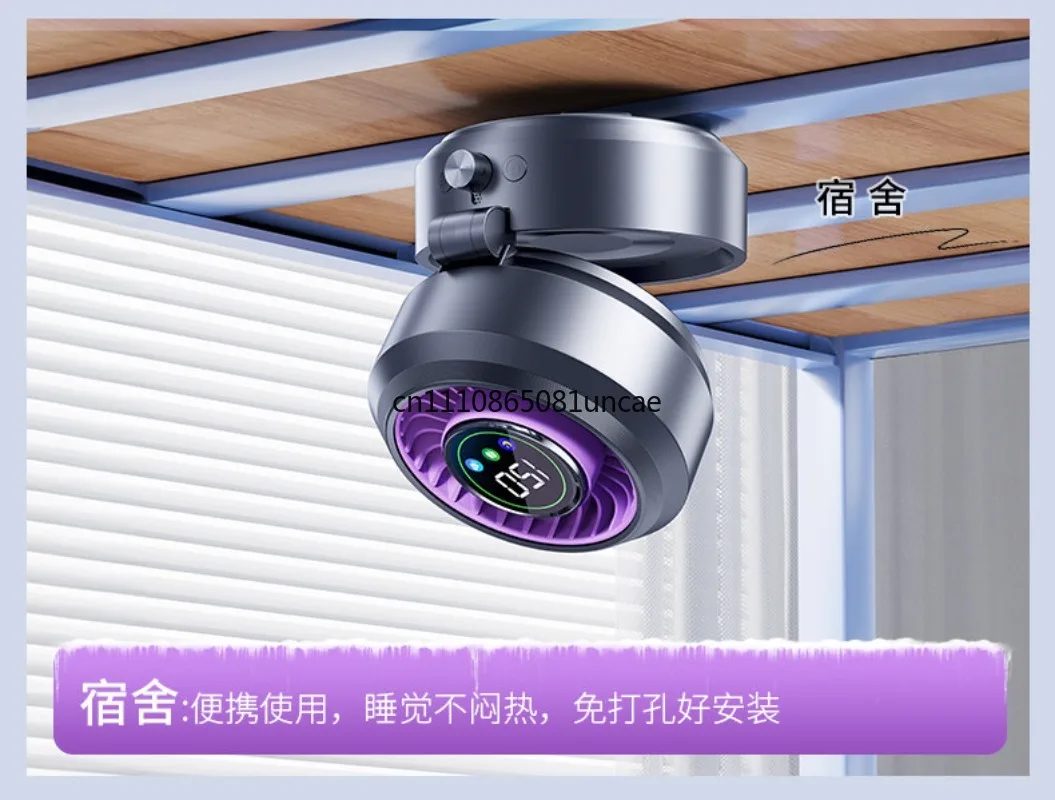 Kitchen Fan, Toilet Dedicated Wall-mounted Wiggling Head Electric Fan, Bathroom Wall-mounted Fan Silent for Home Cooling