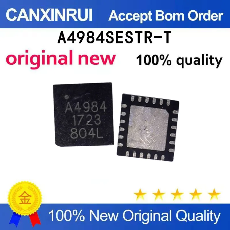 (5pcs-100pcs）Brand new in stock, starting from A4984ESTR-T A4984 QFN24