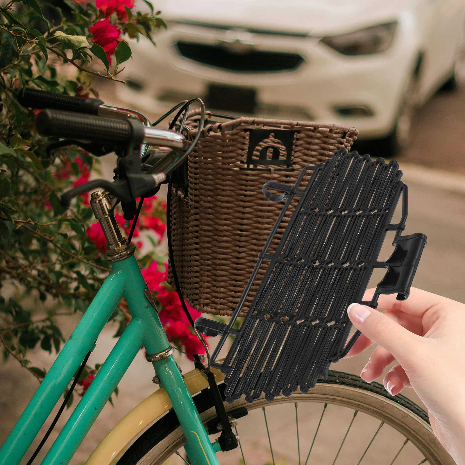 

Foldable Bike Basket Universal Front Rear Waterproof Rain Protection For Adult Electric Scooters Bikes Basket Cover Bicycle