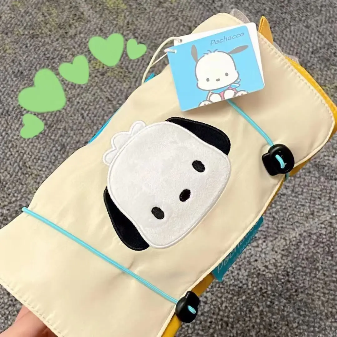 Kawaii Sanrio Pochacco Girls\' Cosmetic Bag Portable Travel Wash Bag Large Capacity Cartoon Cosmetics Storage Bag Cute Girls Gift