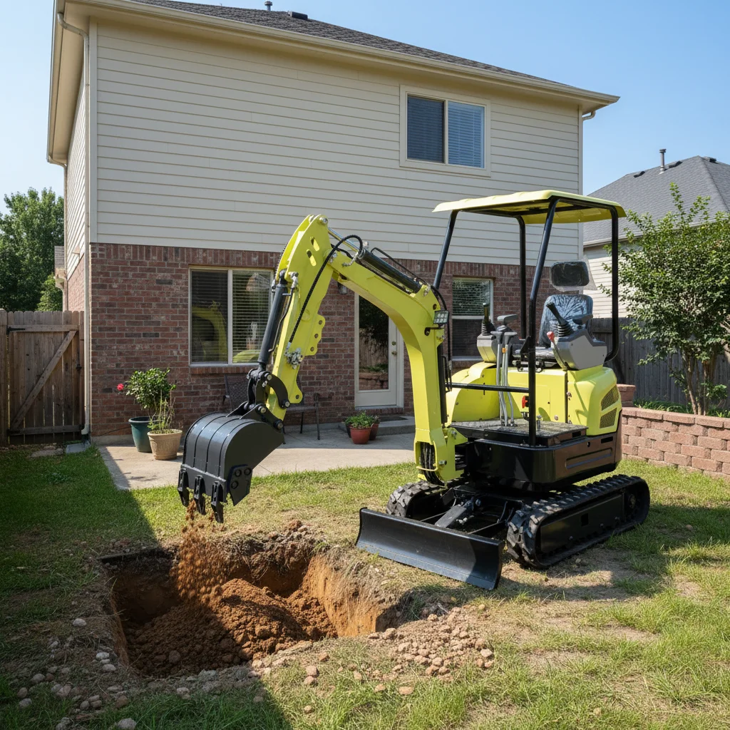 Customized Mini Excavator Small Digger for Garden Farm Construction Works