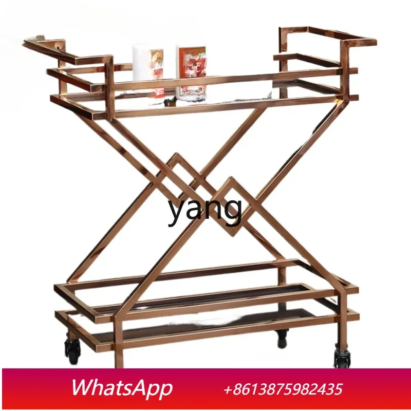 CX  high-end mobile wine cart Pastry delivery service cart Hotel food delivery cart