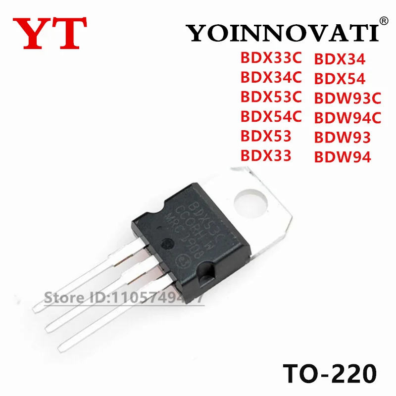 20PCS BDX33C BDX34C BDX53C BDX54C BDX53 BDX33 BDX34 BDX54 BDW93C BDW94C BDW93 BDW94