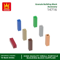 Wange 81Pcs/Lot 14716 1x1x3 Building Blocks MOC House Construction Accessories Compatible with Brick Children Toys Gift Box