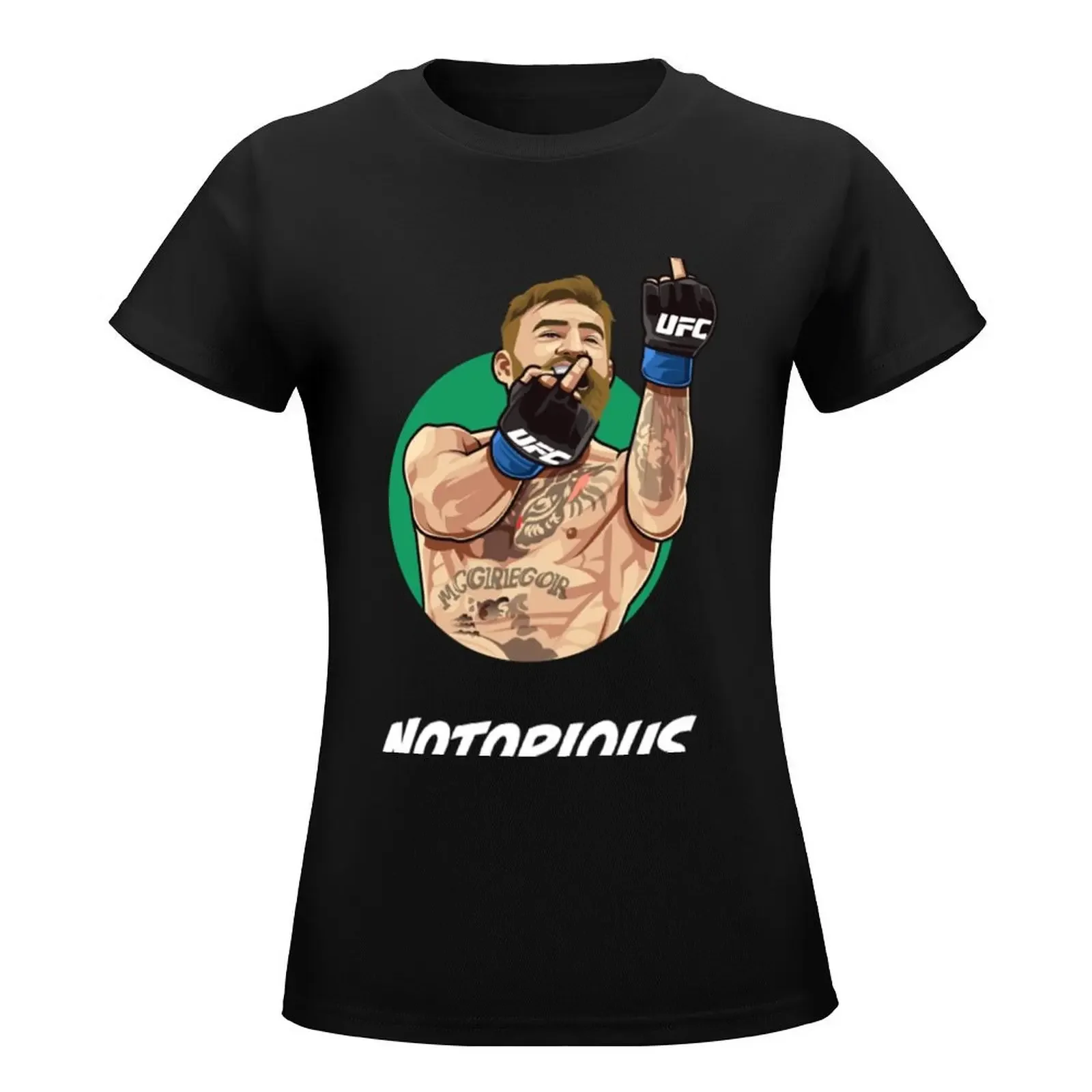 Conor McGregor T-Shirt Short sleeve tee Aesthetic clothing plus size tops Womens graphic t shirts