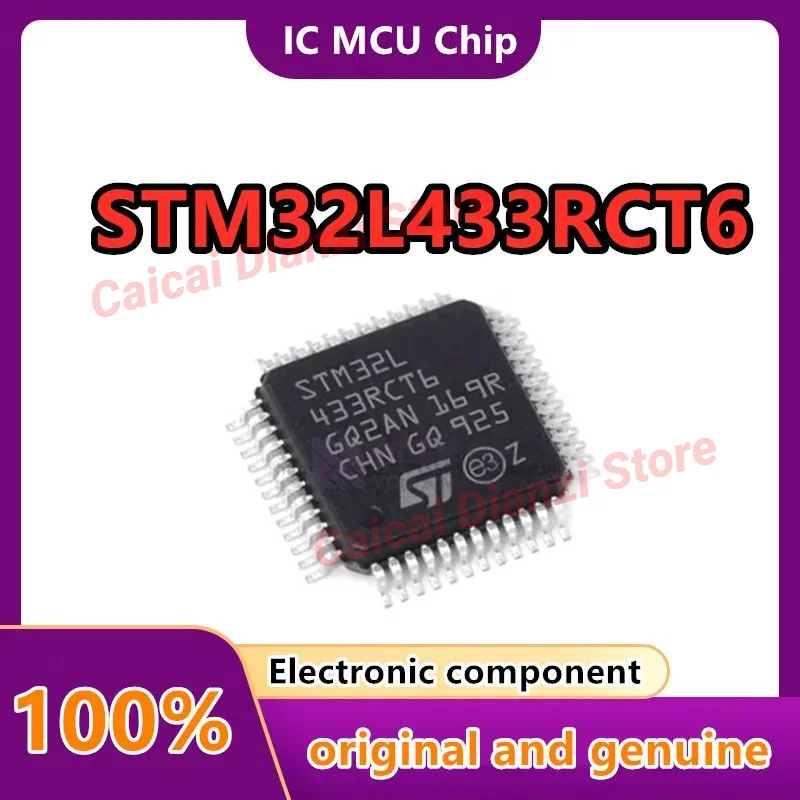 STM32L433RCT6 STM STM32L STM32L433 STM32L433RC STM32L433RCT 100% Brand New Original IC MCU  LQFP-64  1PCS/LOT