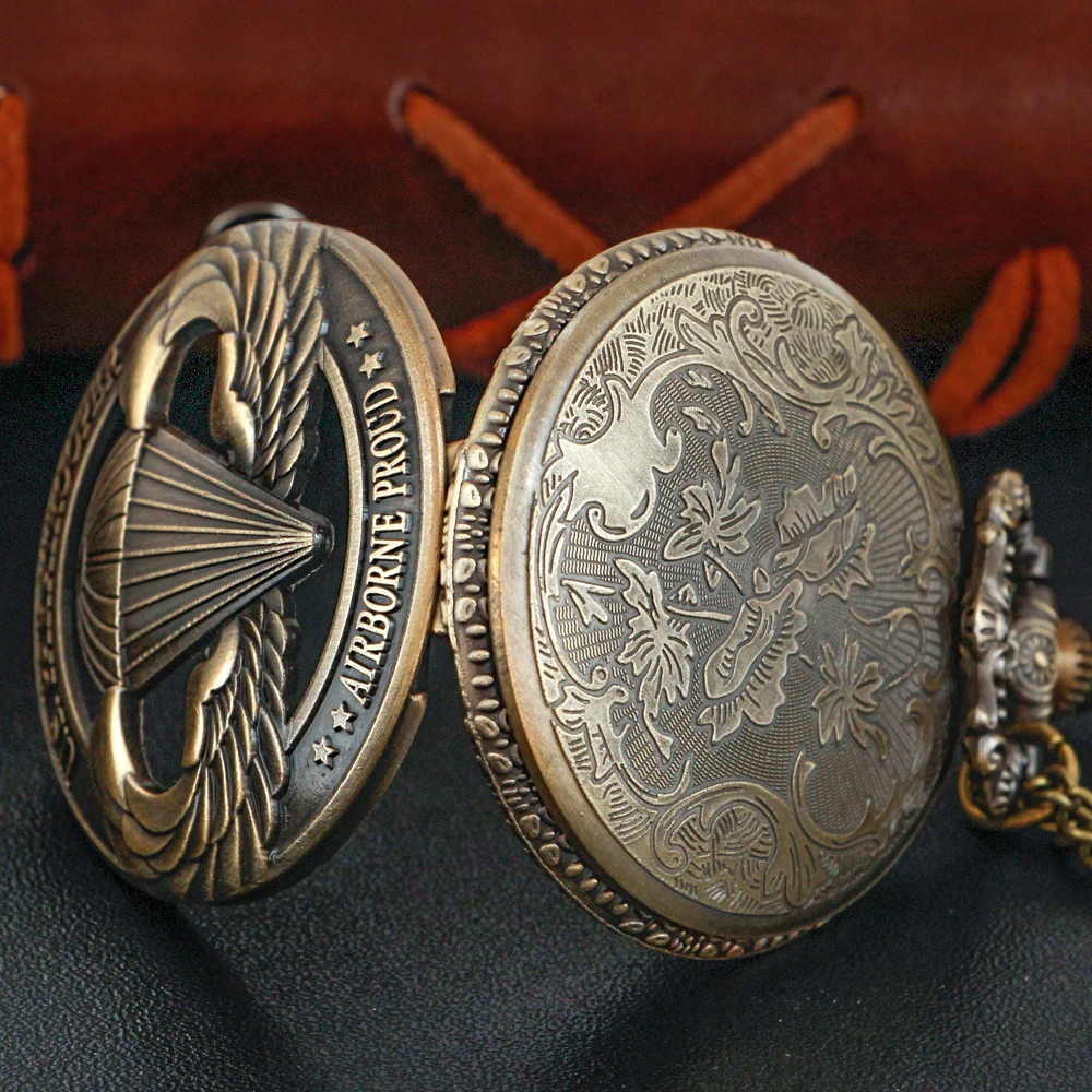 Боевая эскадрия специальные кварцевые карманные часы с воздухом для мужчин и женщин высокое качество ожерелье время подвеска ювелирные изделия подарочные часы