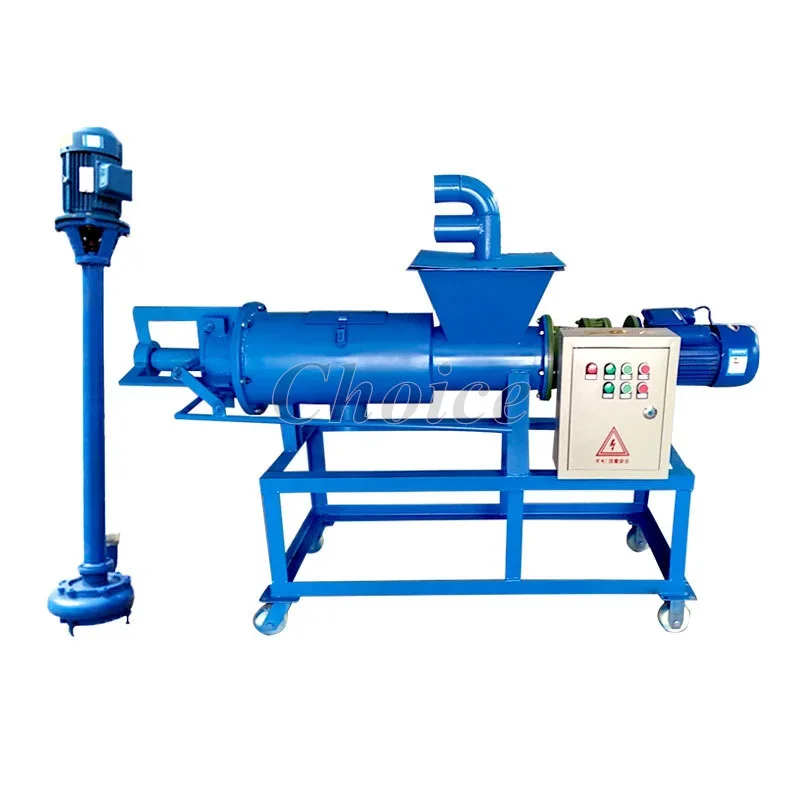 

Cow Manure Screw Press Separator Chicken Poultry Biogas Slurry Dewatering Machine Pig Manure Dehydrator