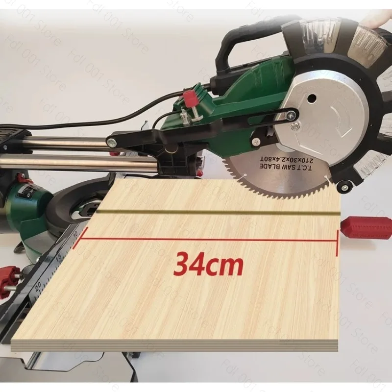 Multifunctional High-Precision Circular Saw 45 Degree Cutting Miter Sawing Aluminum Machine 8Inch Woodworking Tool