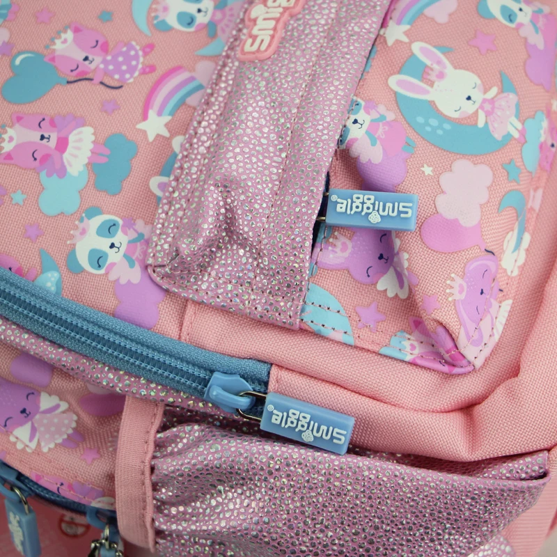 어린이 책가방 여아 배낭 핑크 토끼 어린이 멋진 카와이 11인치 1-3세