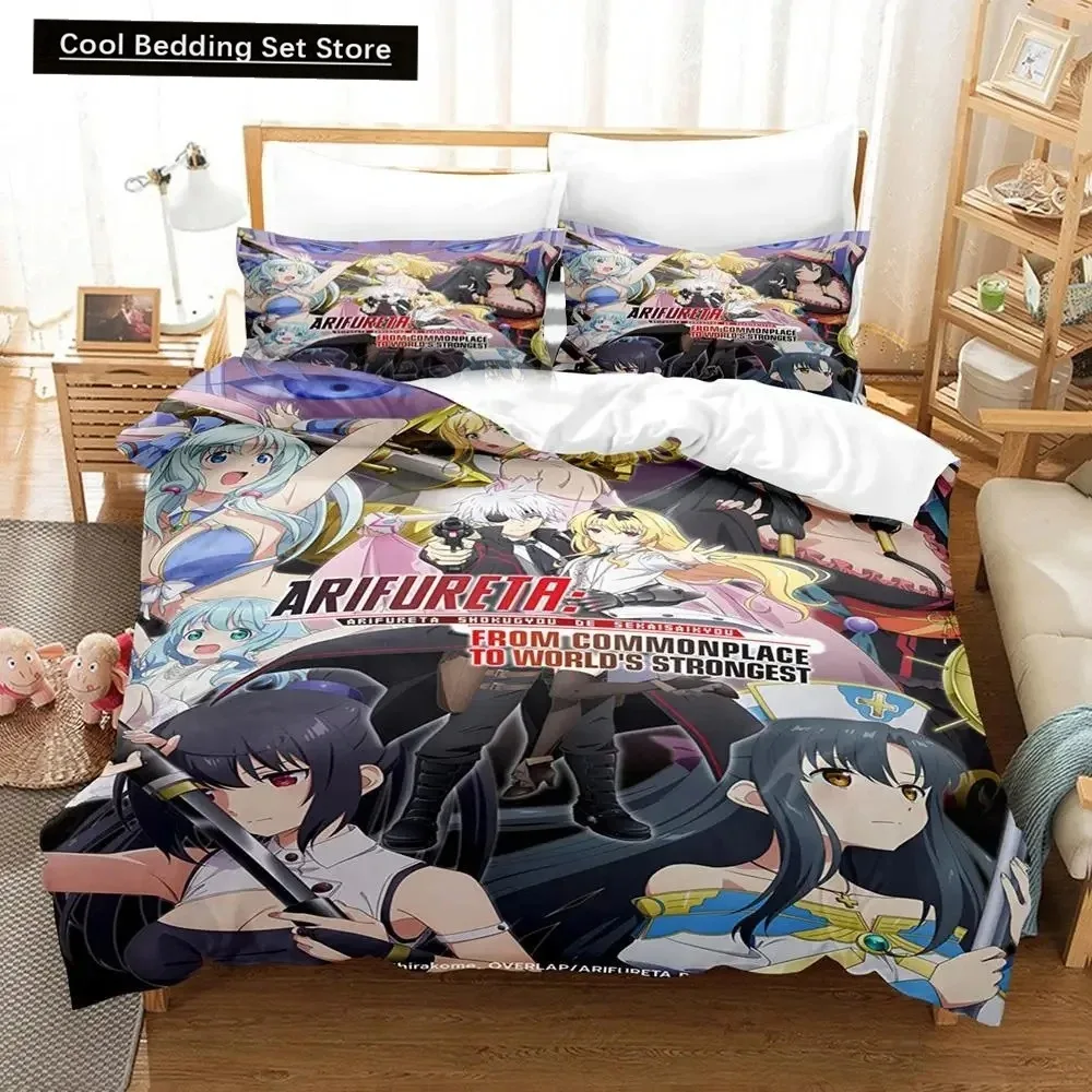 3D Anime Arifureta From Commonplace To World's Strongest Bedding Set Duvetcover Quilt Cover Pillowcase Comforter king Queen Size