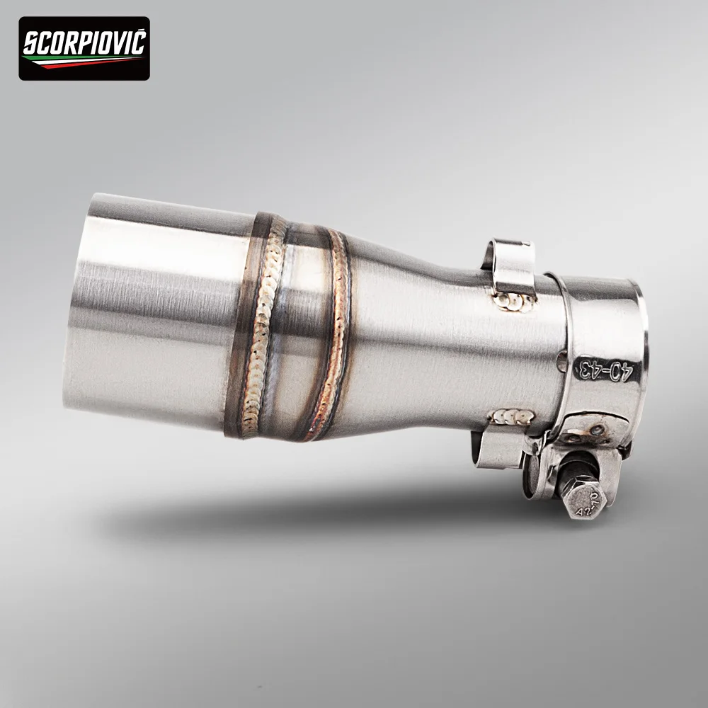 GP Motorcycle Exhaust Pipe Converter Connector Interface Welding Connector Adapter Muffler link pipe 51mm to 36mm