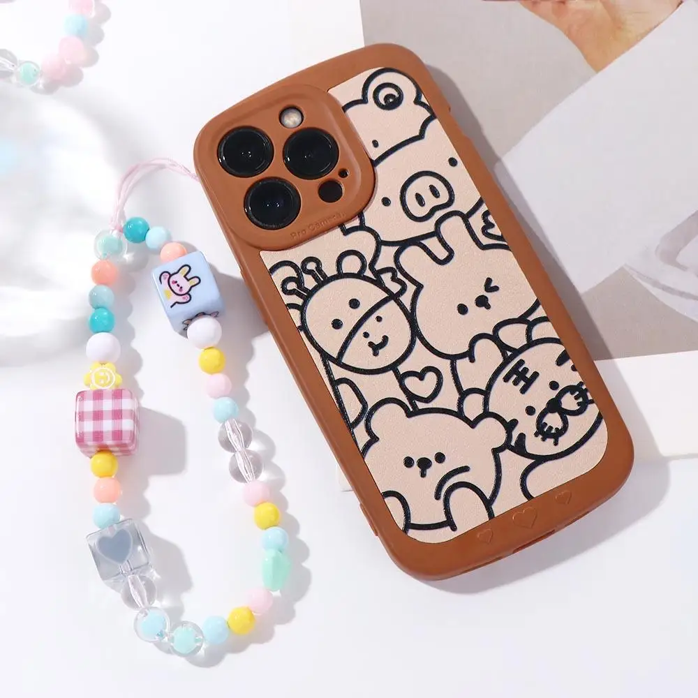 

Phone Charm Hanging Cord Telephone Jewelry Flower Heart Phone Lanyard Cellphone Strap Phone Case Lanyard Mobile Phone Chain