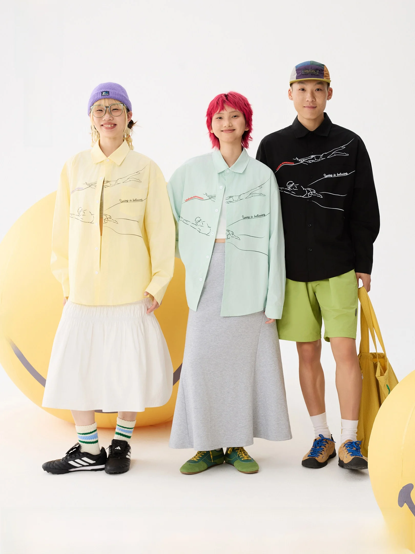 

Dopne Swim с прямым принтом Long Sve Pure Cotton irt Весна Осень Новый многослойный воротник irt Jaet ex Повседневная одежда