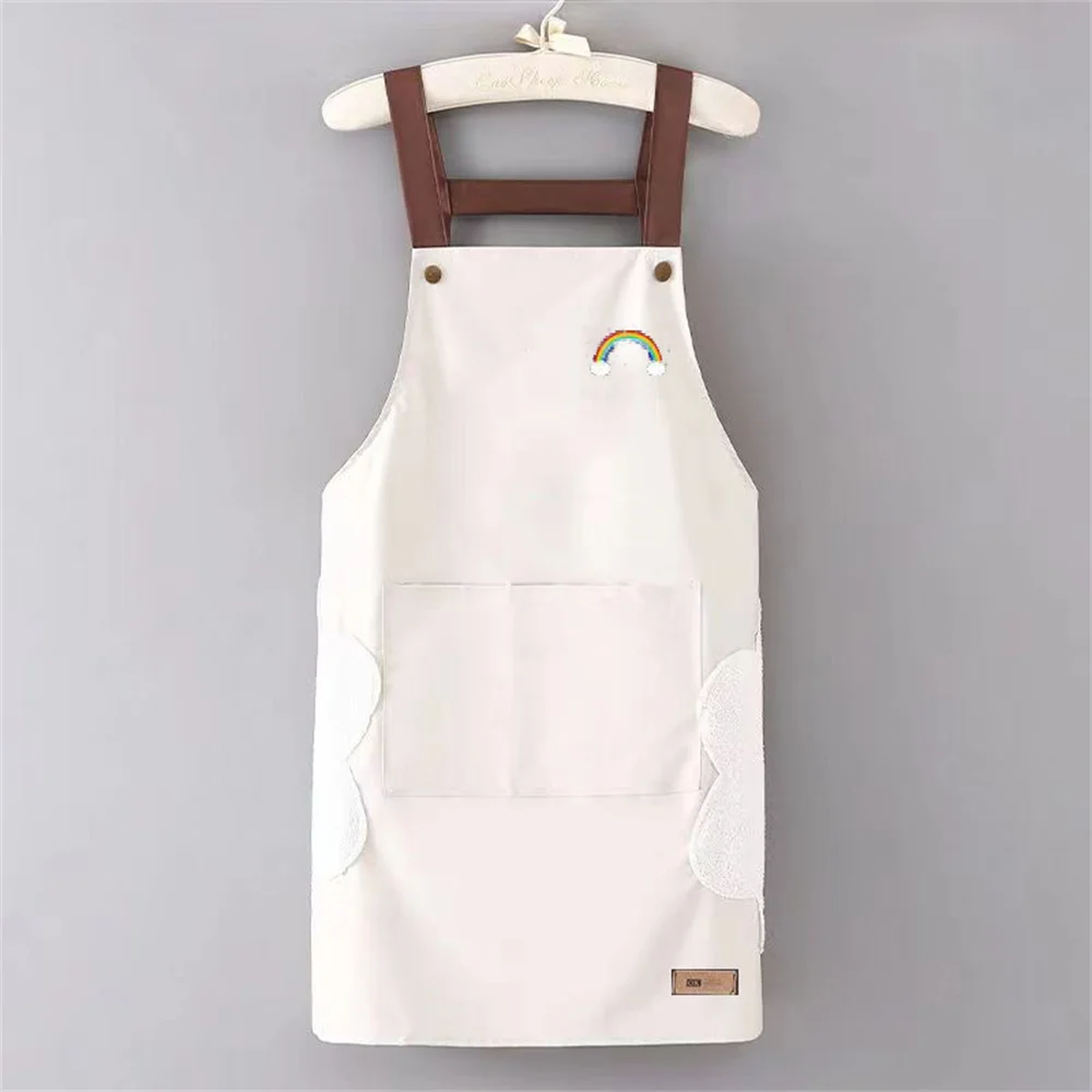 Resistant Dirt Apron Waterproof Oil Resistant Household Cooking Fashion Coffee Apron Adult Work Clothes Kitchen Accessories